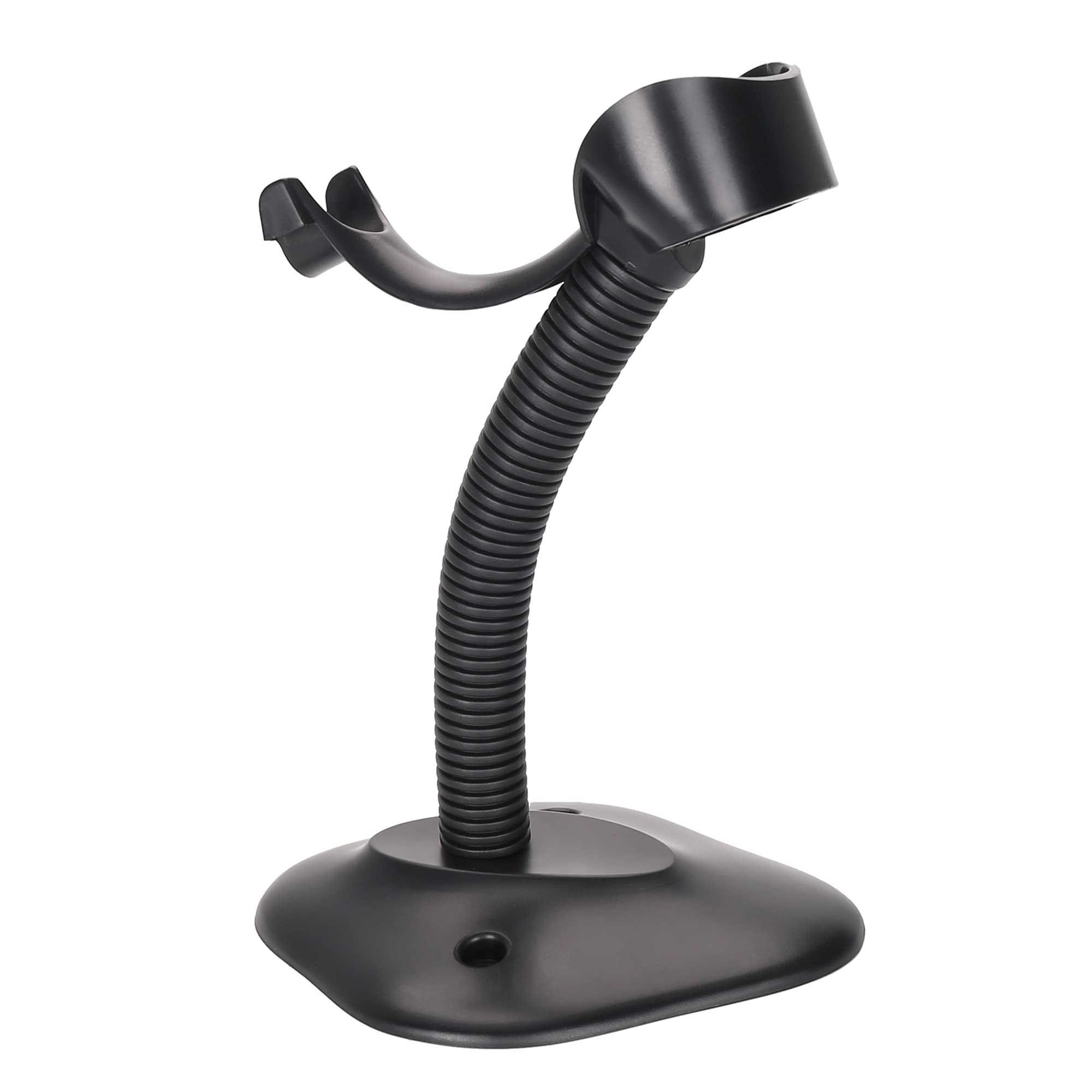 Adjustable Goose Neck Barcode Scanner Stand - Hands-Free Desk Mount Holder for Retail, Warehouse & Office Use