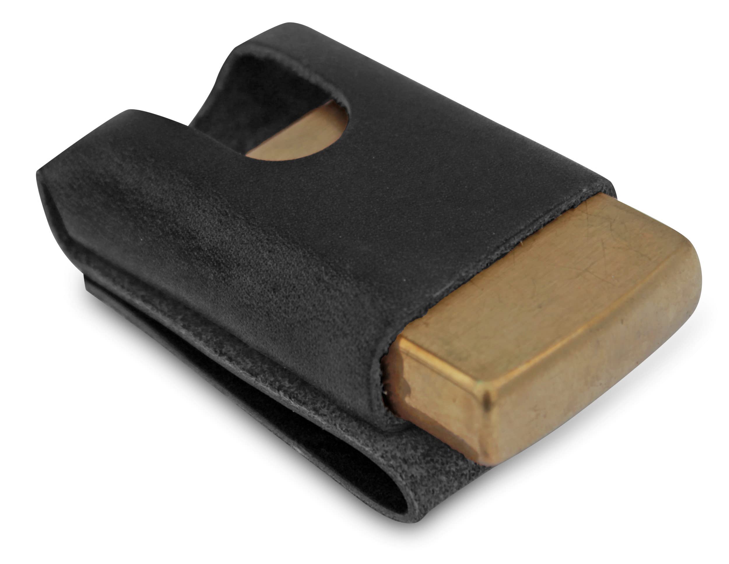 American Leather Lighter Pouch - Belt Case for Zippo (Outdoor & Camping)