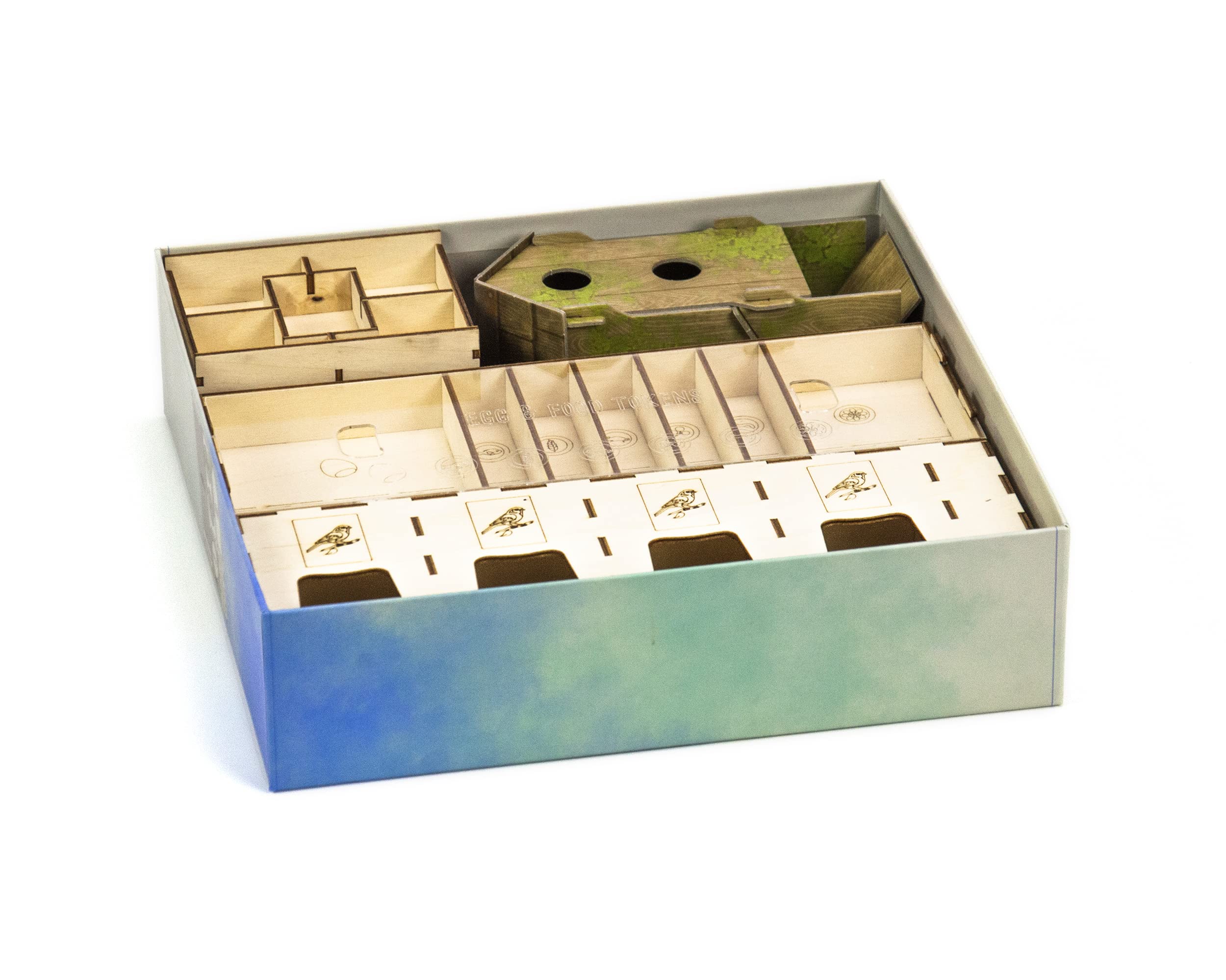Wings Organizer for Wingspan Board Game & Expansions - Premium Storage Solution for Game Nights & Travel