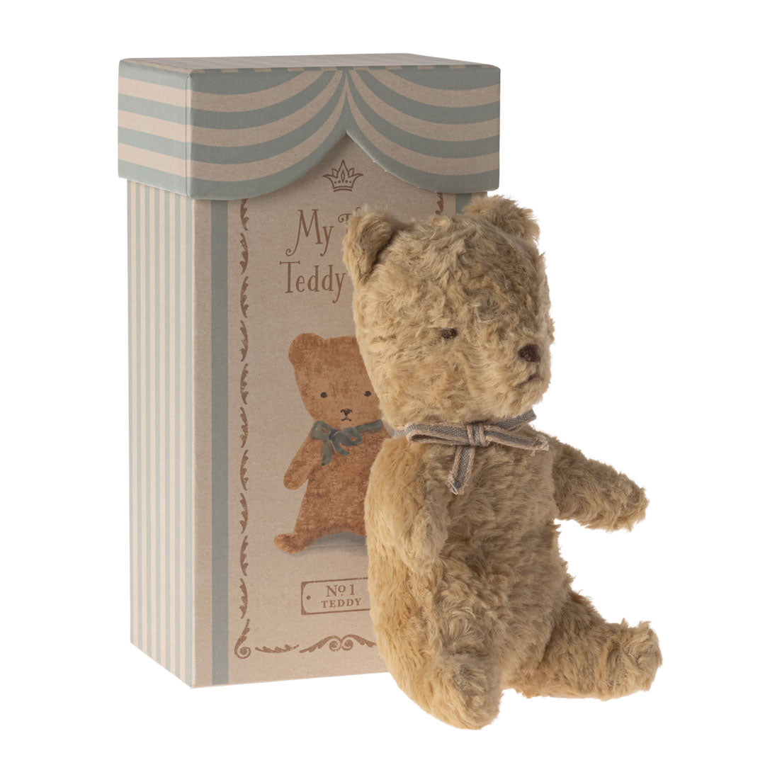 Maileg My First Teddy Bear - Soft Plush Baby Toy for Newborns & Toddlers | Perfect for Nursery Decor, Baby Showers & First Birthday Gifts
