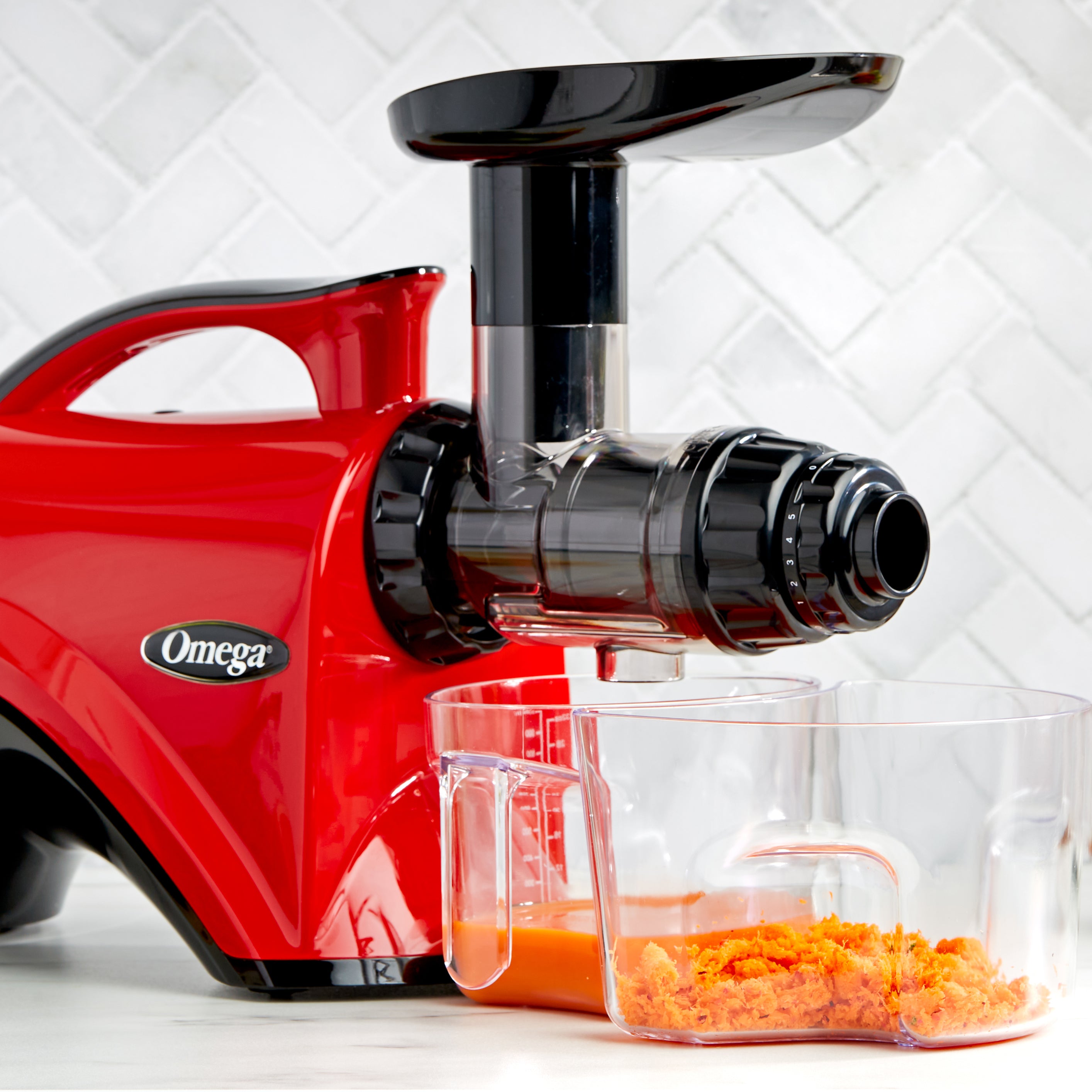 Omega Premium Nutrition System Cold Press Juicer (NC900) - Slow Masticating Juicer for Fruits & Vegetables - Perfect for Healthy Juices, Detox Drinks & Smoothies at Home