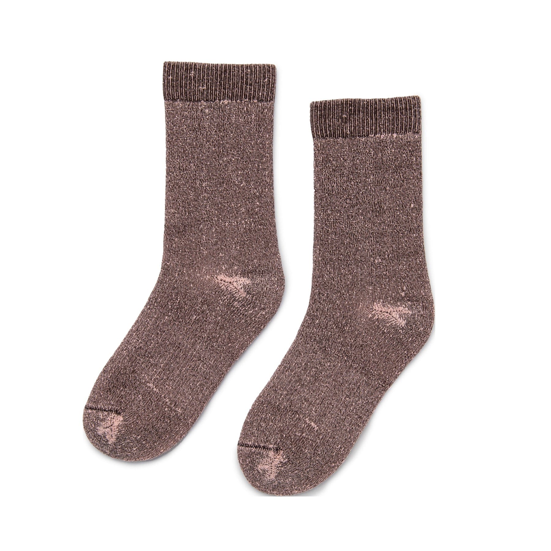 Aspen Cushioned Organic Cotton Crew Socks for Men & Women - Soft Breathable Comfort Socks in Desert Rose - Perfect for Hiking, Running & Everyday Wear