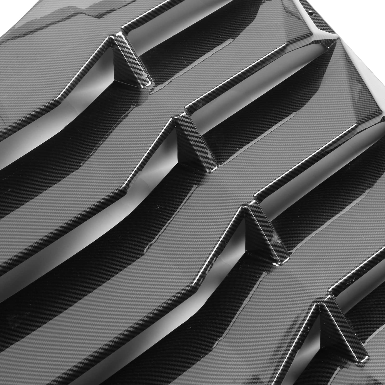FREEMOTOR802 Rear Window Louver for 2003-2008 Nissan 350Z - Carbon Fiber Look ABS Plastic Sun Shade Cover | Enhances Style & Provides UV Protection for Sports Cars