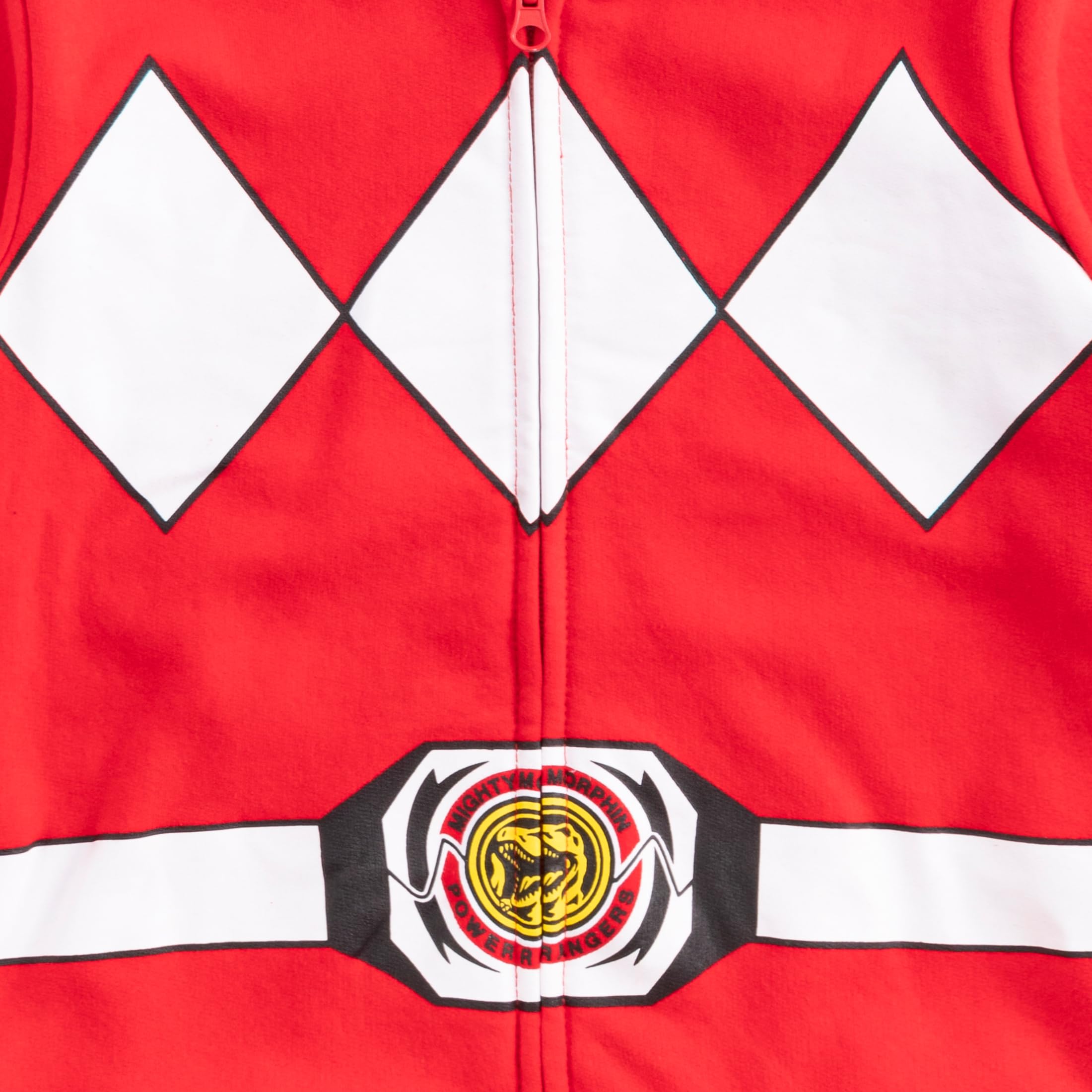 Hasbro Power Rangers Boys Zip Up Hoodie for Kids - Superhero Costume & Casual Wear for Playtime & Everyday Adventures