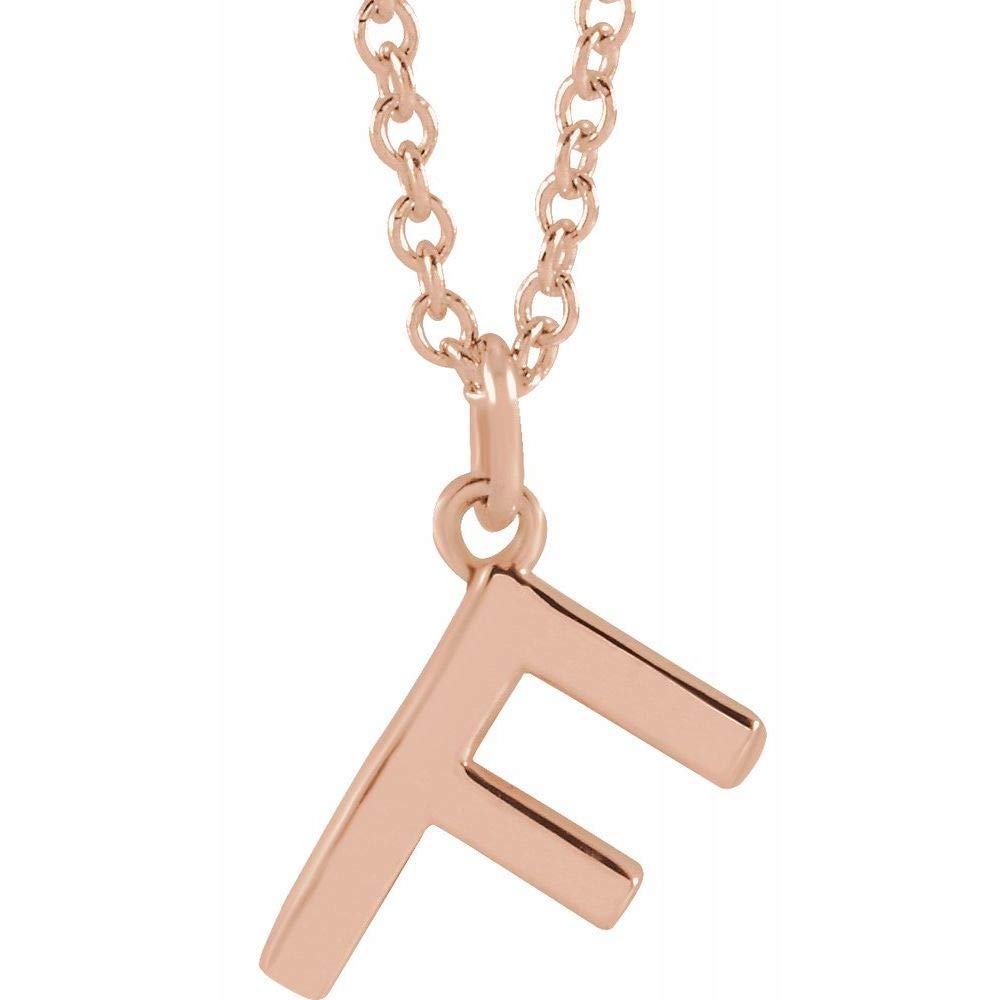 Alphabet Initial Letter Dangle Charm Pendant Necklace - 18 Inch Gold/Silver Personalized Name Jewelry - Perfect Gift for Women, Girls, Birthday, Anniversary & Everyday Wear