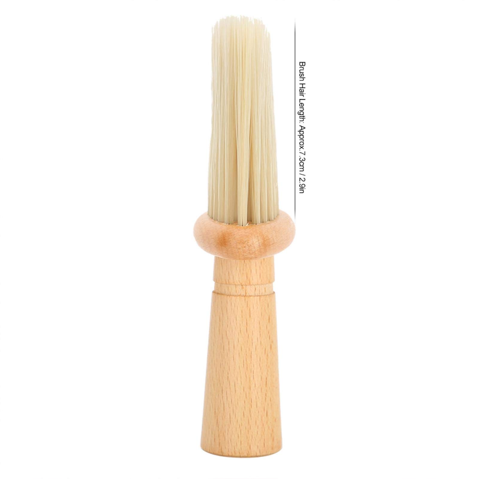 Professional Broken Hair Sweep Brush Neck Duster - 7.3cm/2.9in Hairstylist Brush for Barber Shops & Salons - Perfect for Cleaning Hair Clippings & Styling Workstations