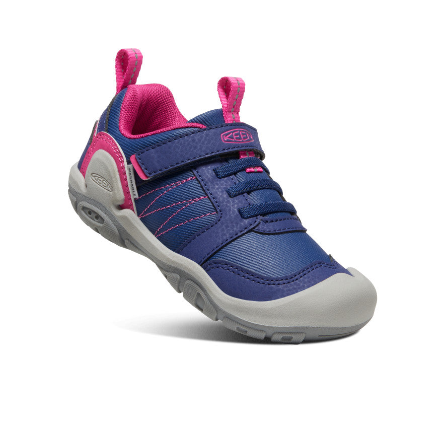 Little Kids' Knotch Peak Sneakers - Blue Depths/Pink Peacock | Comfortable Lightweight Sneakers for Toddlers & Preschoolers | Perfect for Playground, School & Everyday Wear