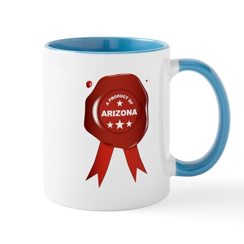 White/Blue Inside - A Product Of Arizona Mugs