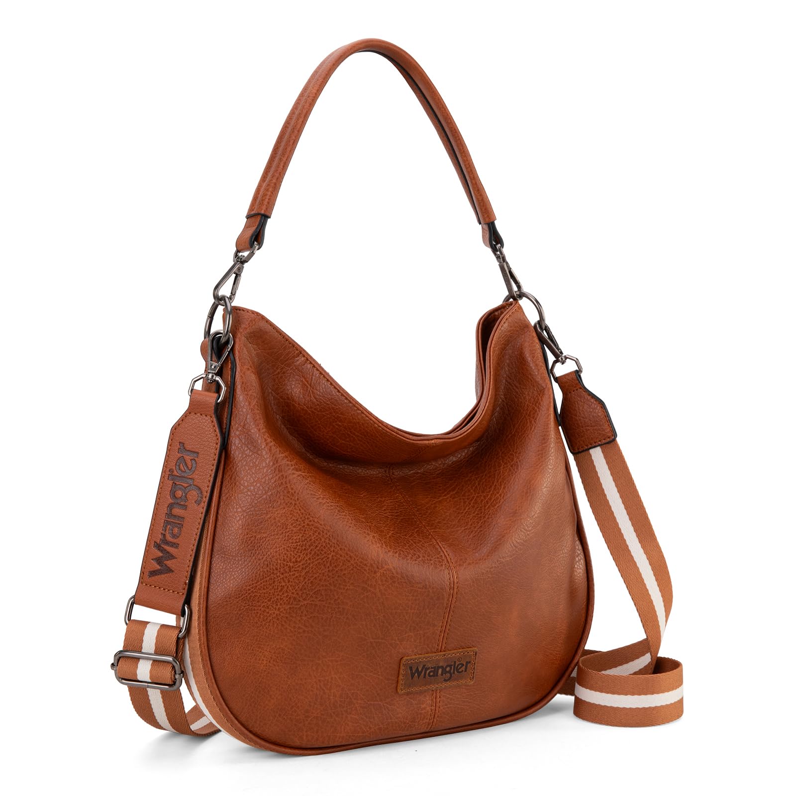 Wrangler Hobo Bags for Women - Large Crossbody Shoulder Purse with Adjustable Strap - Perfect for Work, Travel & Everyday Use