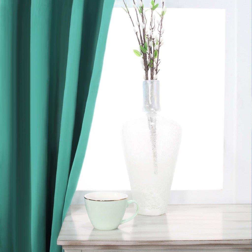 Blackout Curtains with Grommet Top - Solid Classic Modern Window Treatment for Bedroom & Living Room - Noise Reducing & Energy Saving