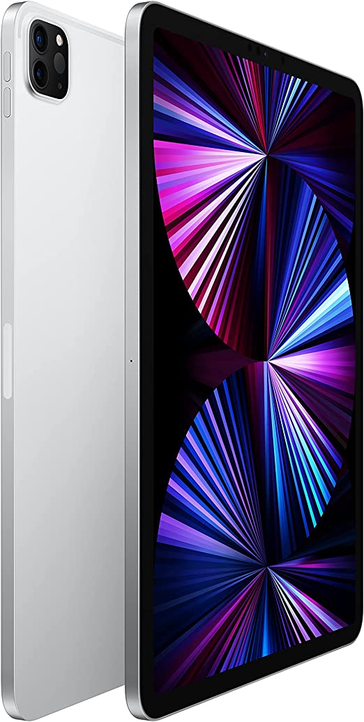 Apple MHQV3LL/A iPad Pro 11-inch (3rd Gen) 256GB Wi-Fi Tablet - Silver (Model A2377) for Work, Study & Entertainment