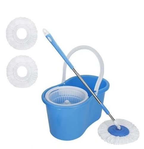 Spin Mop Bucket Set with Wheels - Easy Floor Cleaning for Home & Office