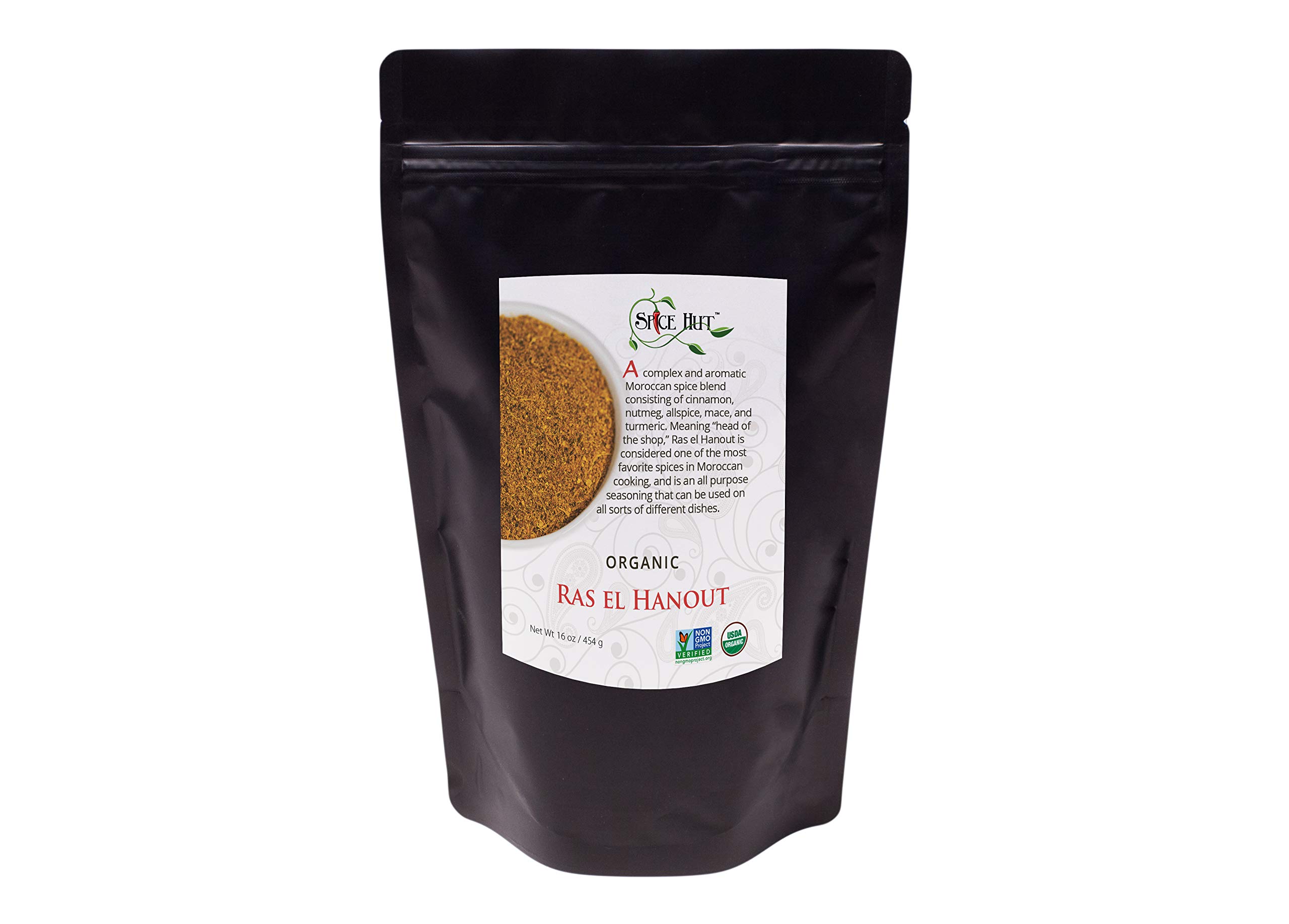 Organic Ras el Hanout Seasoning - Authentic North African Spice Blend, 16oz | Premium Moroccan Spices for Tagines, Couscous & Grilled Meats | Gluten-Free & Non-GMO