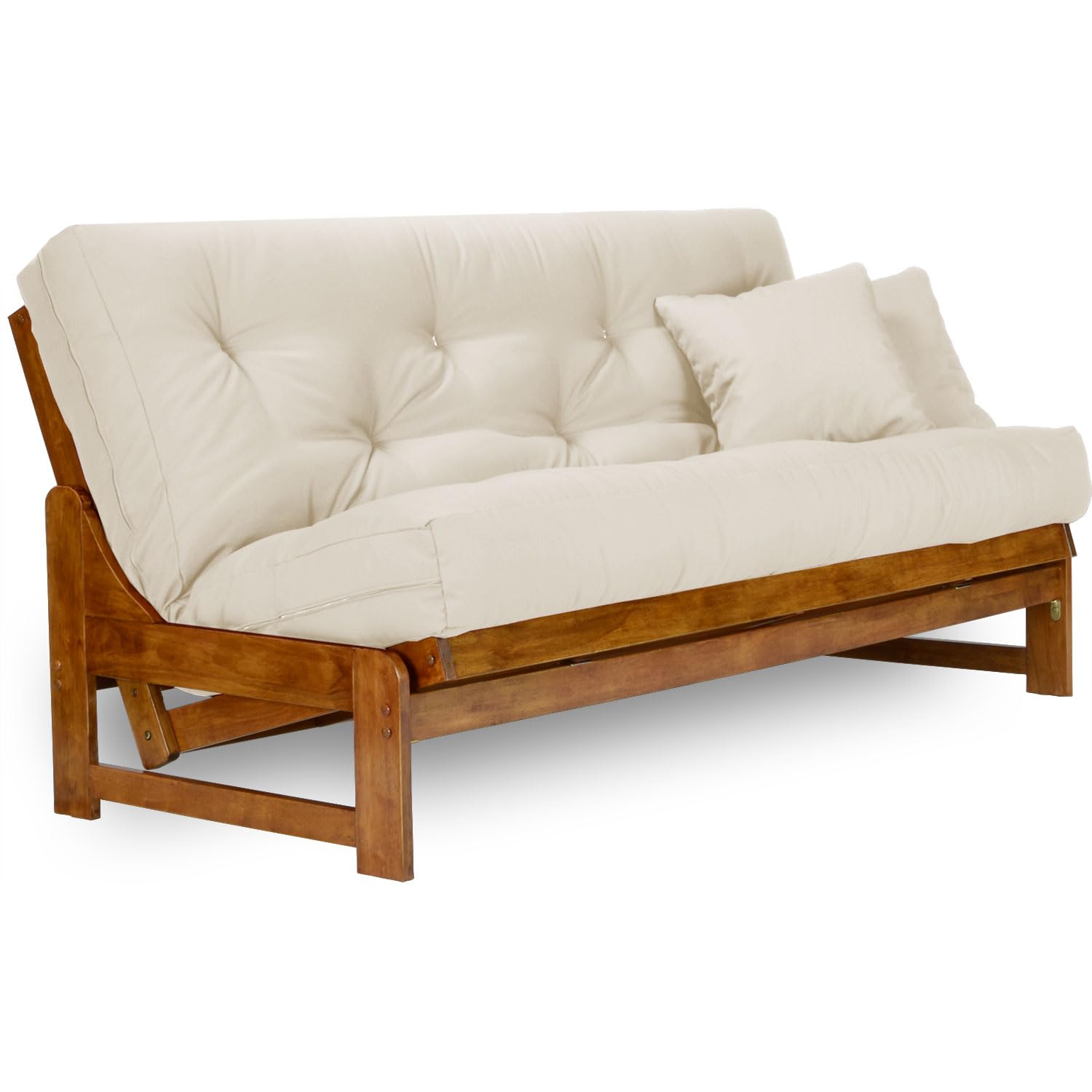 Full Size Arden Futon Set with Frame & 8