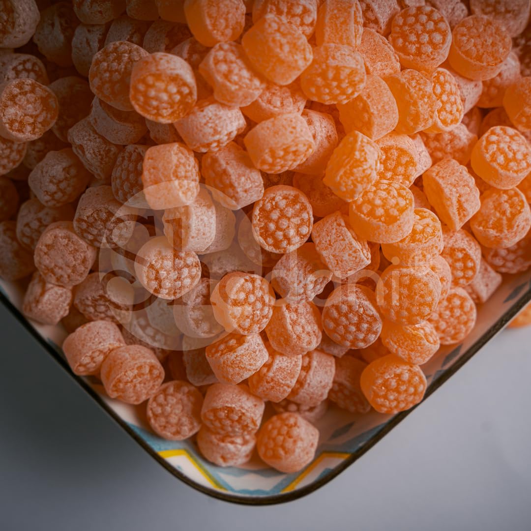 Shadani Orange Candy Box - Tangy Indian Flavor Candy 230g (8.11 oz) | Sweet & Sour Treats for Parties, Gifts & Snacking