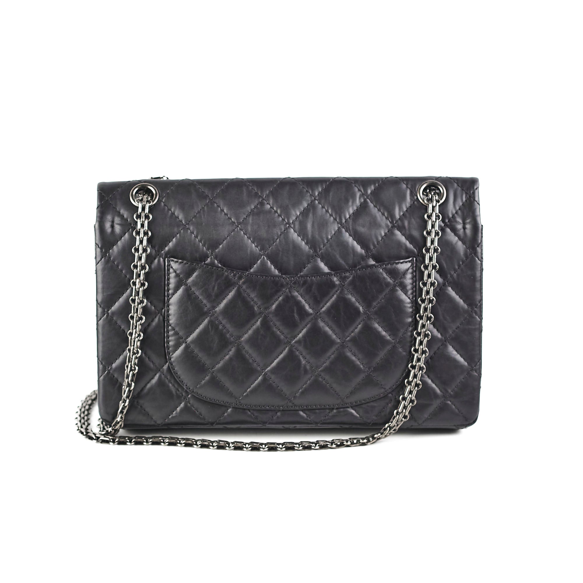 Chanel Reissue 226 Black Calfskin Leather Handbag - Series 18 Luxury Shoulder Bag for Women | Perfect for Work, Evening Events & Fashion Outings