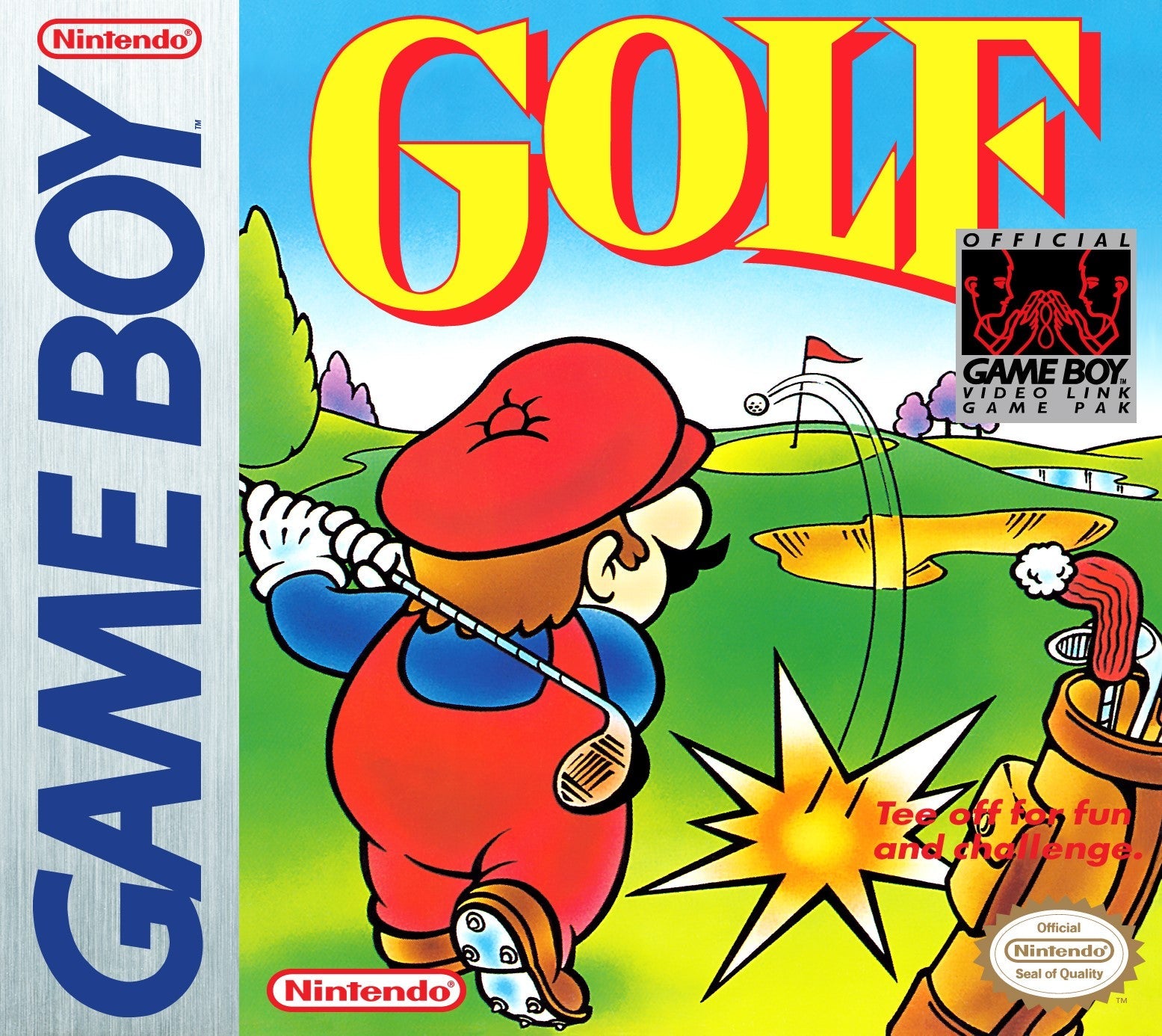 Vintage Nintendo Game Boy Golf Video Games - Retro Handheld Console Sports Game for Collectors & Enthusiasts | Perfect for Gaming Nostalgia & Classic Sports Fun
