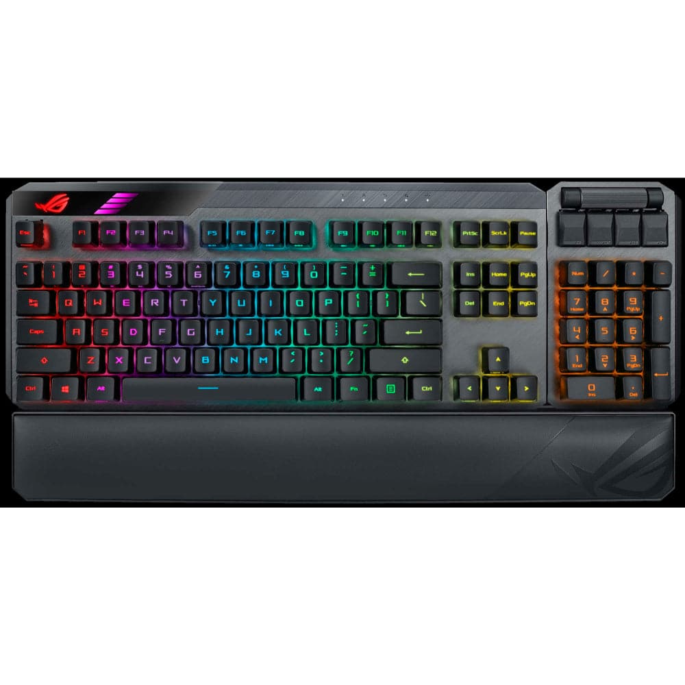 ASUS ROG CLAYMORE II Wireless Mechanical Gaming Keyboard - Red Switch (Cherry MX) for PC, Mac | Perfect for FPS, MOBA & Esports Tournaments