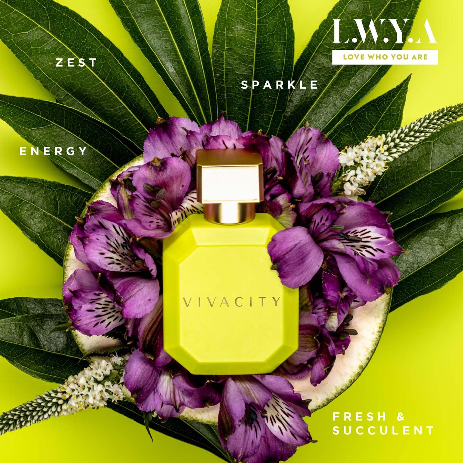 Vivacity Women's Perfume EDP Spray 1.7 oz - Citrus & Herbal Fragrance with Italian Bergamot, Violet, Green Tea & Tonka Bean Notes - Long Lasting Floral Scent for Daily Wear, Office & Special Occasions