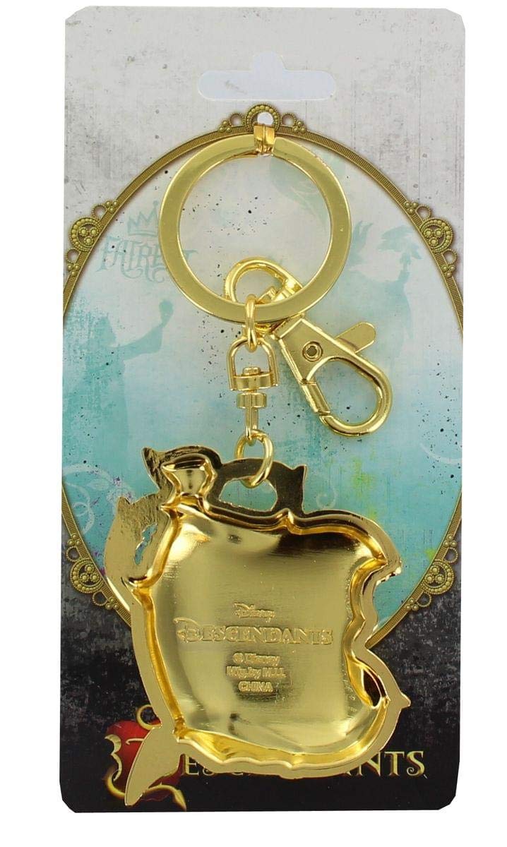 Marvel Descendants Logo Gold Pewter Keychain - Premium Collectible Key Ring for Fans, Gifts, and Everyday Use | Perfect for Backpacks, Keys, and Lanyards