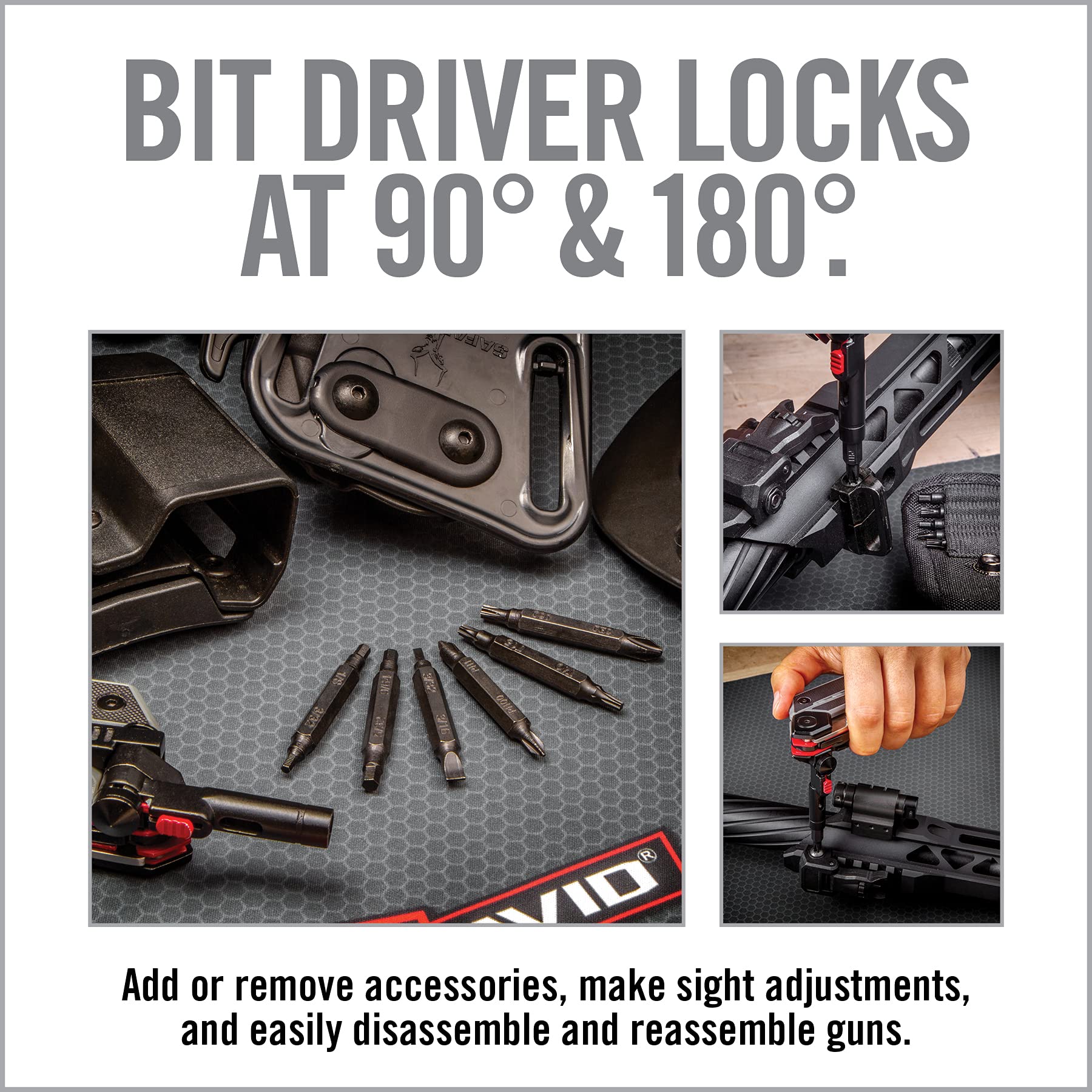 Real Avid Gun Tool Max - 37-in-1 Multitool for Gunsmithing & Firearm Maintenance | Includes Pliers, Wire Cutters, Knife Blade, Universal Choke Wrench, Bits & Wrenches | Durable Sheath Included | Ideal EDC Tool for Hunting, Shooting Range & Gun Owners (Black)