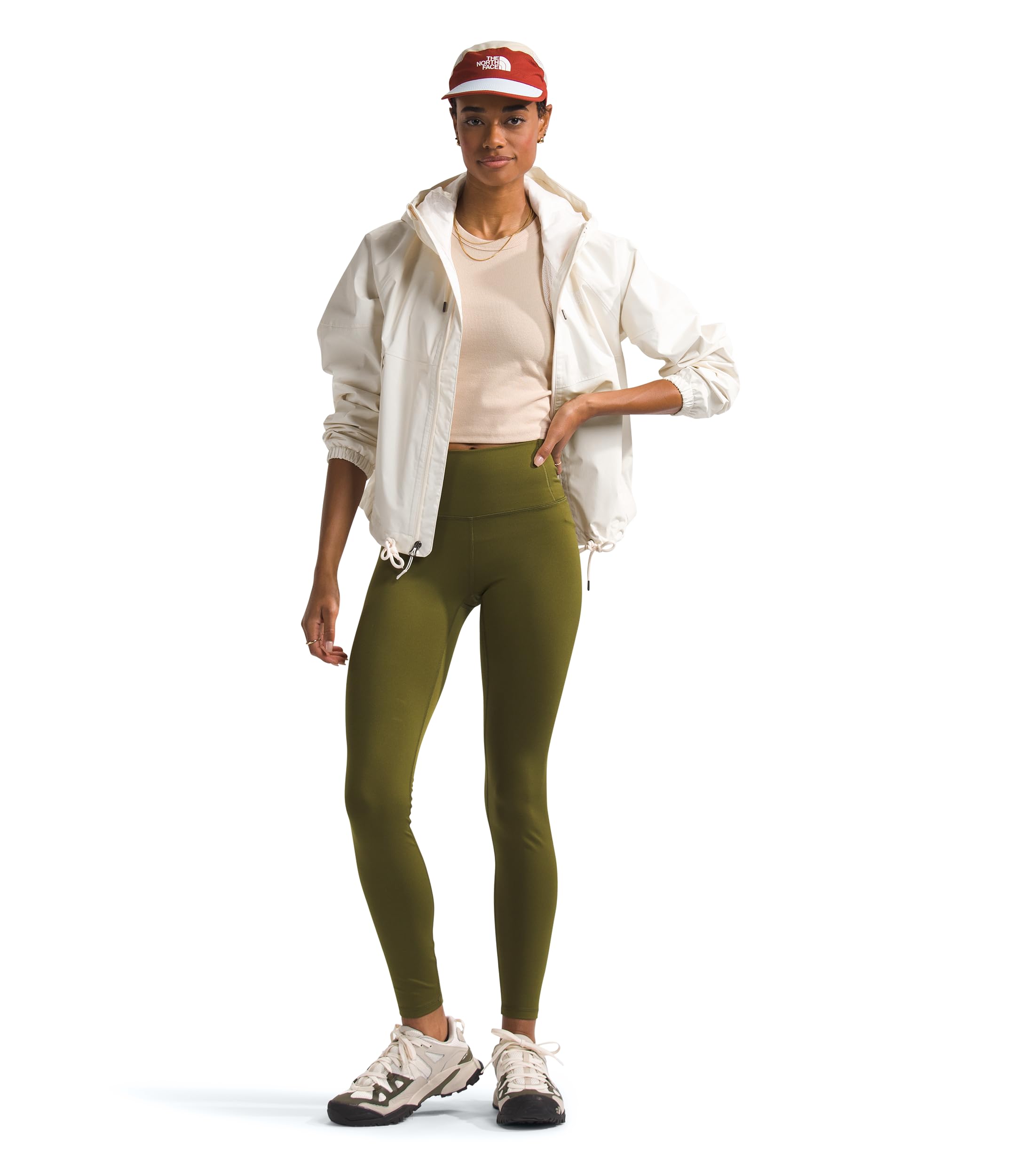 THE NORTH FACE Women's Waterproof Antora Rain Jacket Hoodie - Lightweight Windbreaker for Hiking & Outdoor Activities (Standard & Plus Sizes) - Perfect for Rainy Days & Camping Trips