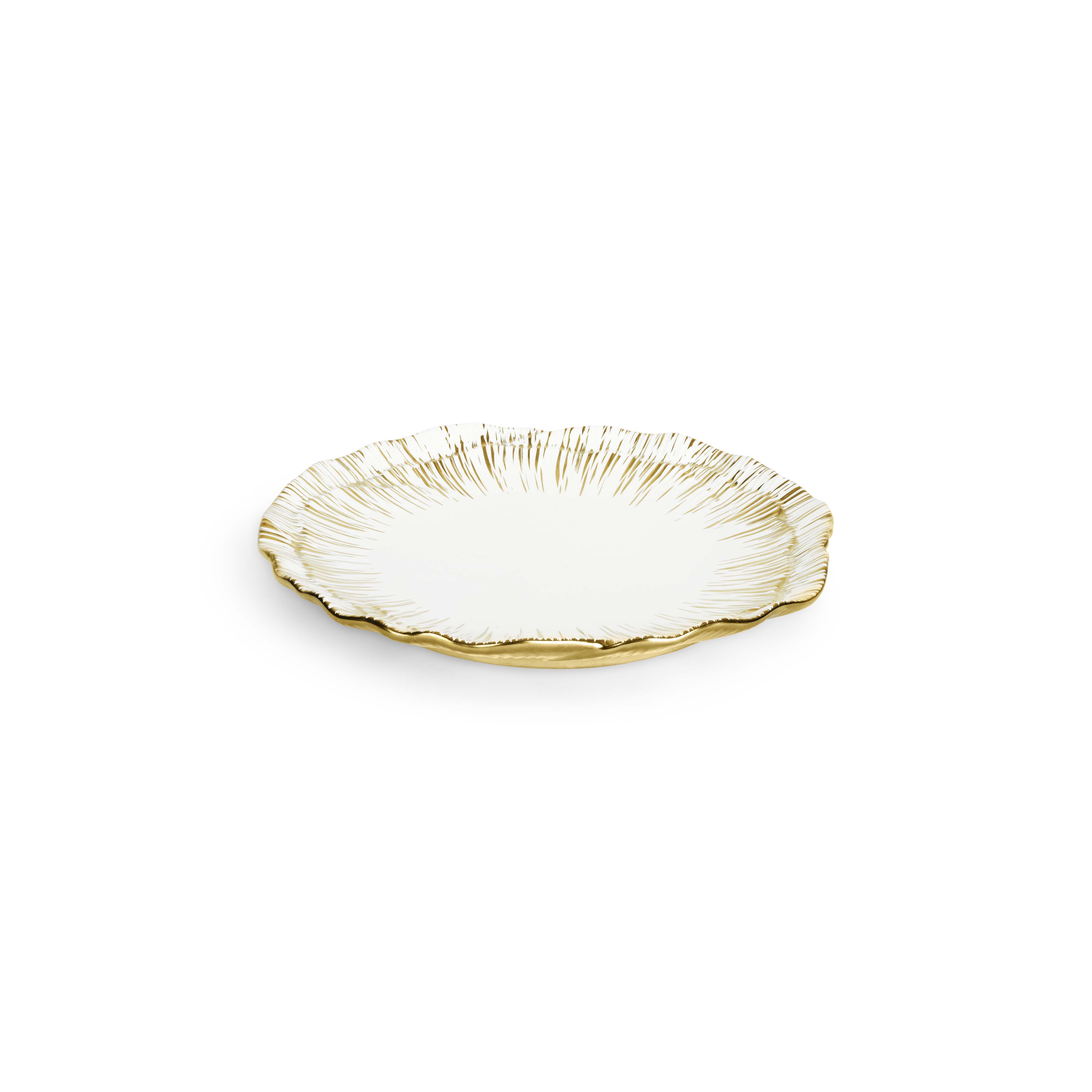 Anemone Tidbit Plate Set - Elegant Appetizer Serving Dishes for Parties, Weddings & Home Decor - Perfect for Hors d'Oeuvres, Desserts & Charcuterie Boards