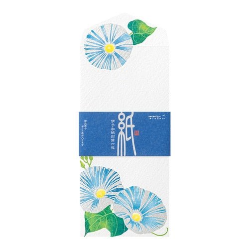 Seasons Silk Print Envelope Midori DESIGNPHIL - Elegant Japanese Style Stationery for Letter Writing, Gift Wrapping & Scrapbooking