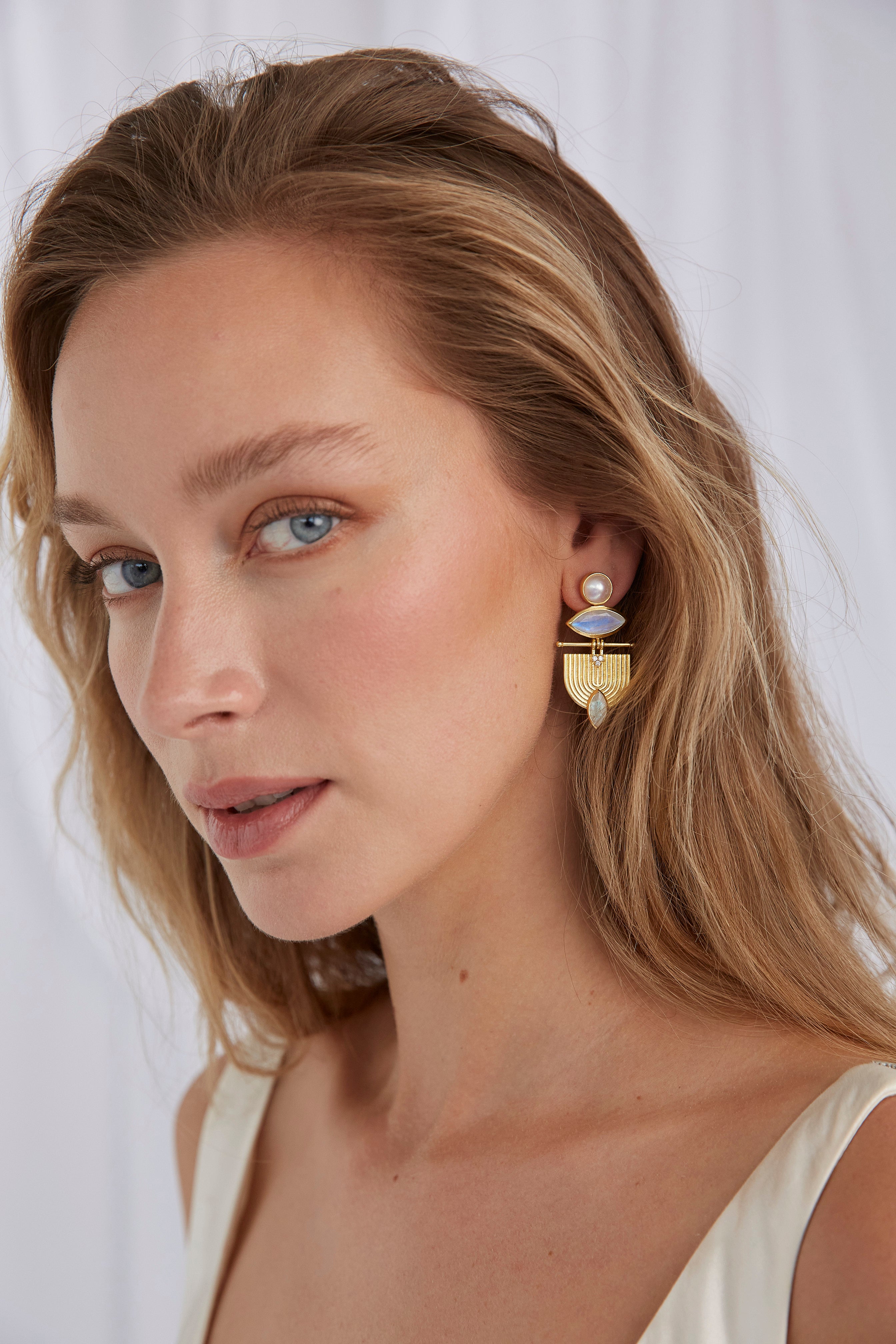 Elsie Gold Earrings for Women - 14K Solid Gold Hoop Earrings, Minimalist Dainty Jewelry Gift for Her - Perfect for Everyday Wear, Parties & Special Occasions