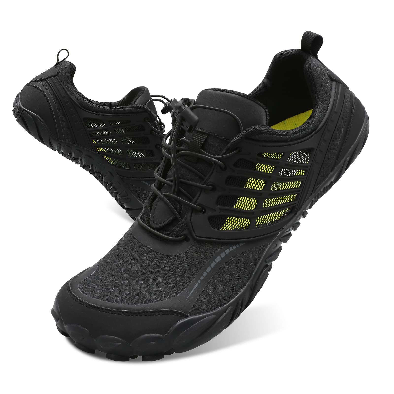 **Men's & Women's Water Shoes - Quick Dry Barefoot Aqua Shoes with Ventilation Holes for Beach, Hiking, Surfing, Boating, Fishing & Kayaking | Lightweight Swim Shoes for Outdoor Water Activities**