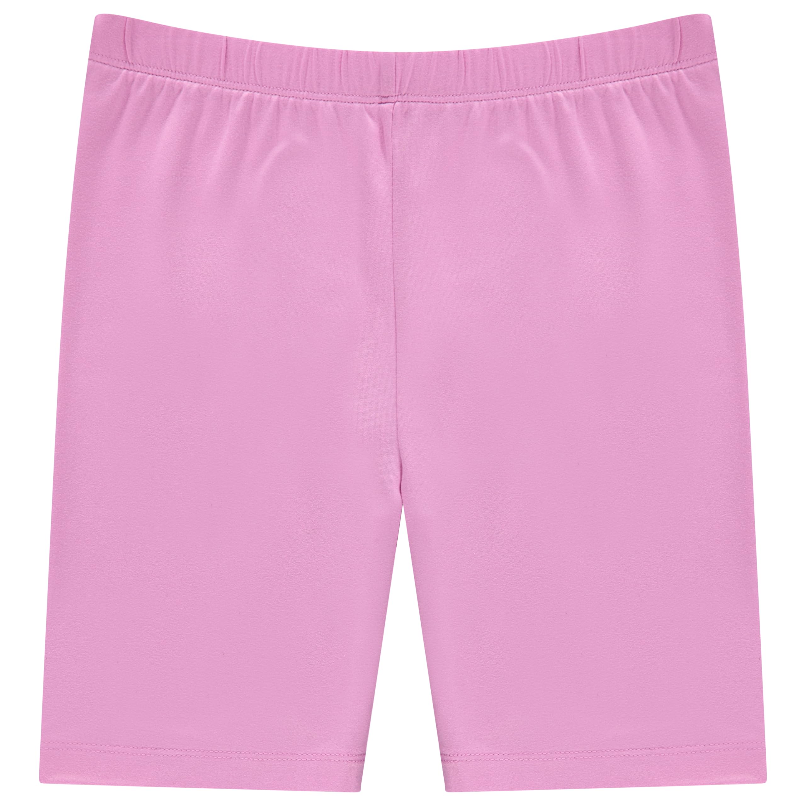 BTween Girls 4 Pack Athletic Bike Shorts - High Waist Workout Shorts for Running, Yoga & Gym - Soft Breathable Activewear for Teen Girls - Perfect for Sports, Fitness & Casual Wear
