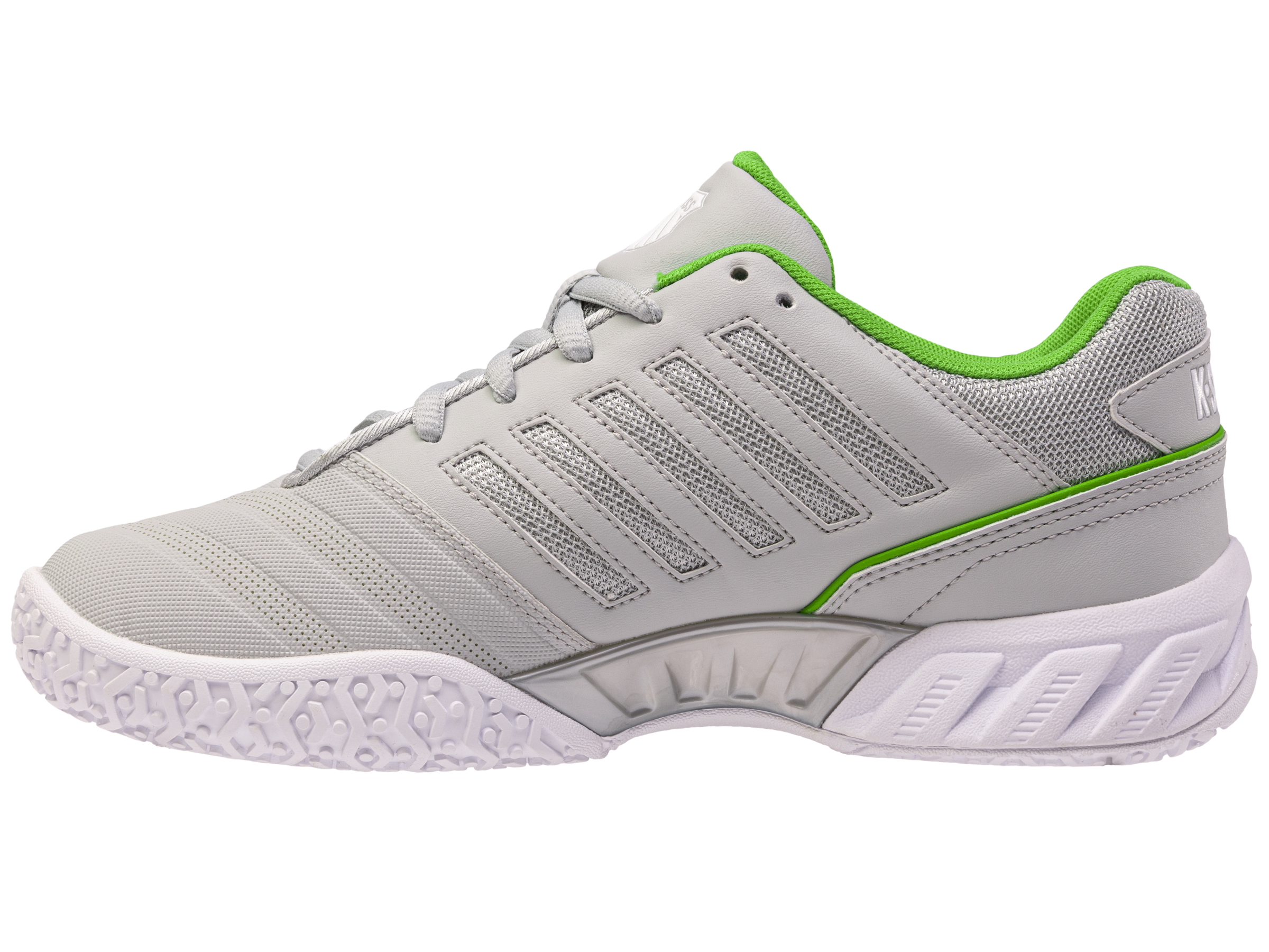 BIGSHOT LIGHT 4 OMNI Running Shoes - Gray Violet/White/Lime Green | Women's Athletic Sneakers for Jogging, Gym & Outdoor Workouts