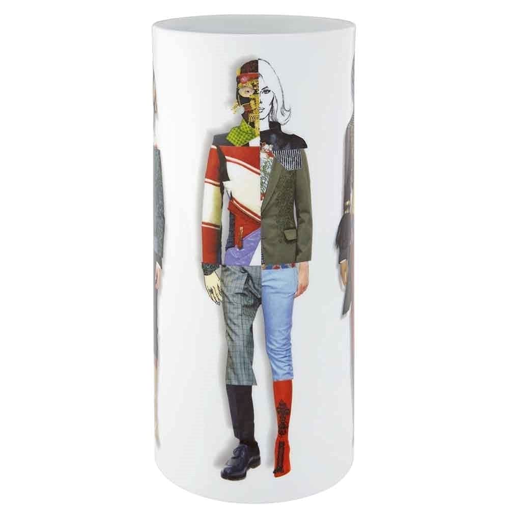 Vista Alegre Christian Lacroix Love Who You Want Vase - Elegant Handcrafted Porcelain Flower Vase for Home Decor, Wedding Centerpiece & Luxury Gift