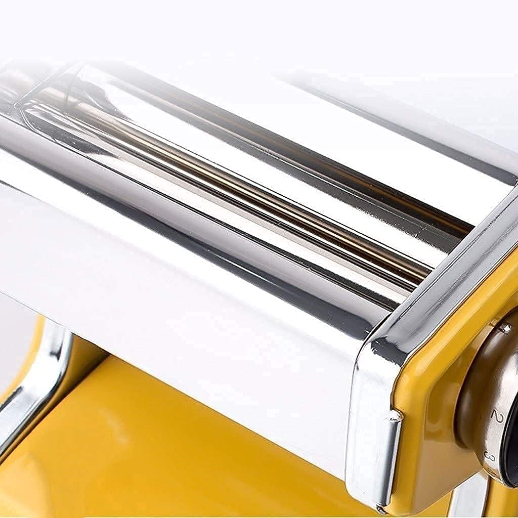LIJCC Manual Pasta Maker Machine - Hand Crank Noodle Roller for Homemade Spaghetti & Fettuccine | Durable Kitchen Tool for Italian Cuisine, Family Cooking & Restaurant Use