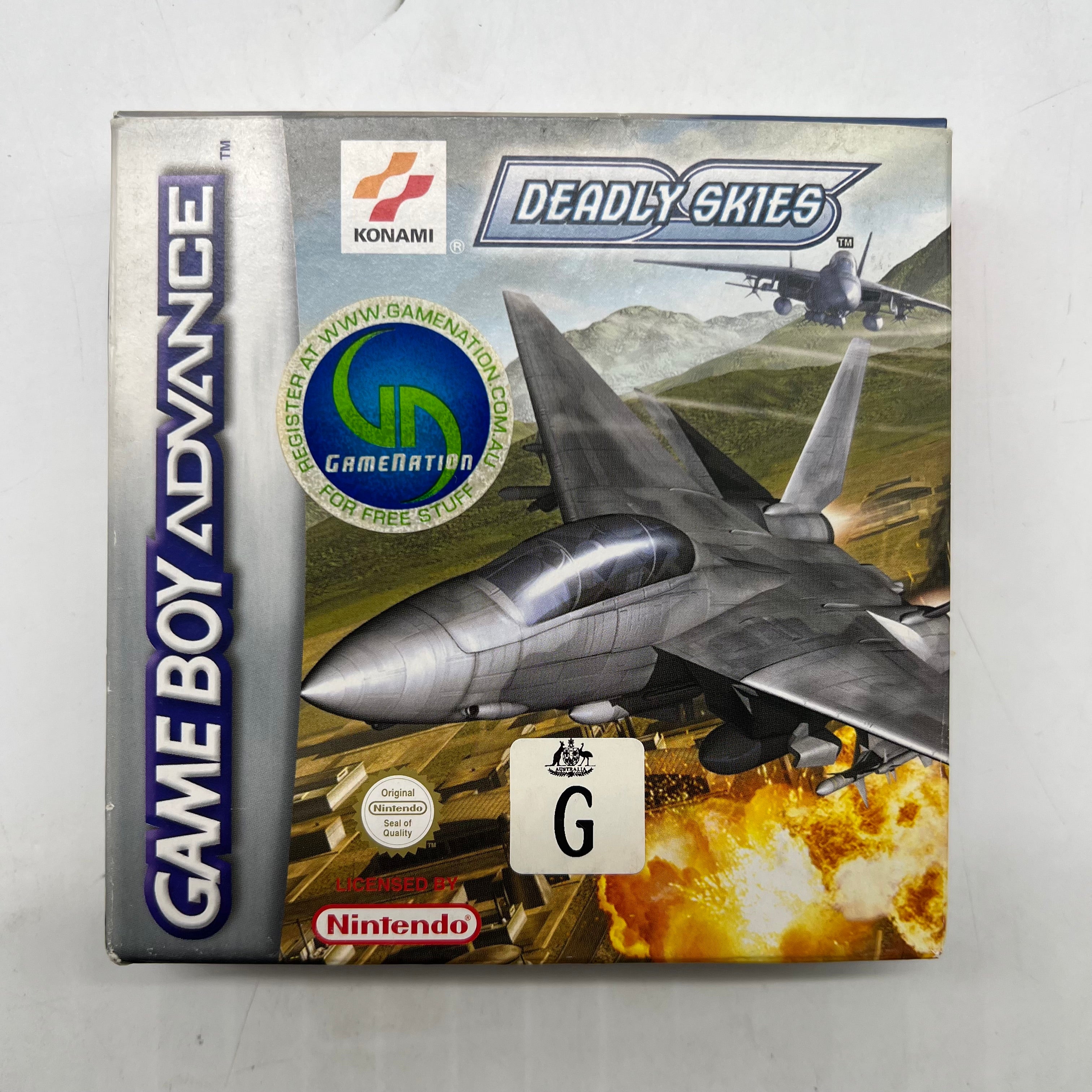 Deadly Skies GBA Game - Complete Boxed PAL Version for Game Boy Advance - Perfect for Retro Gaming & Collectors
