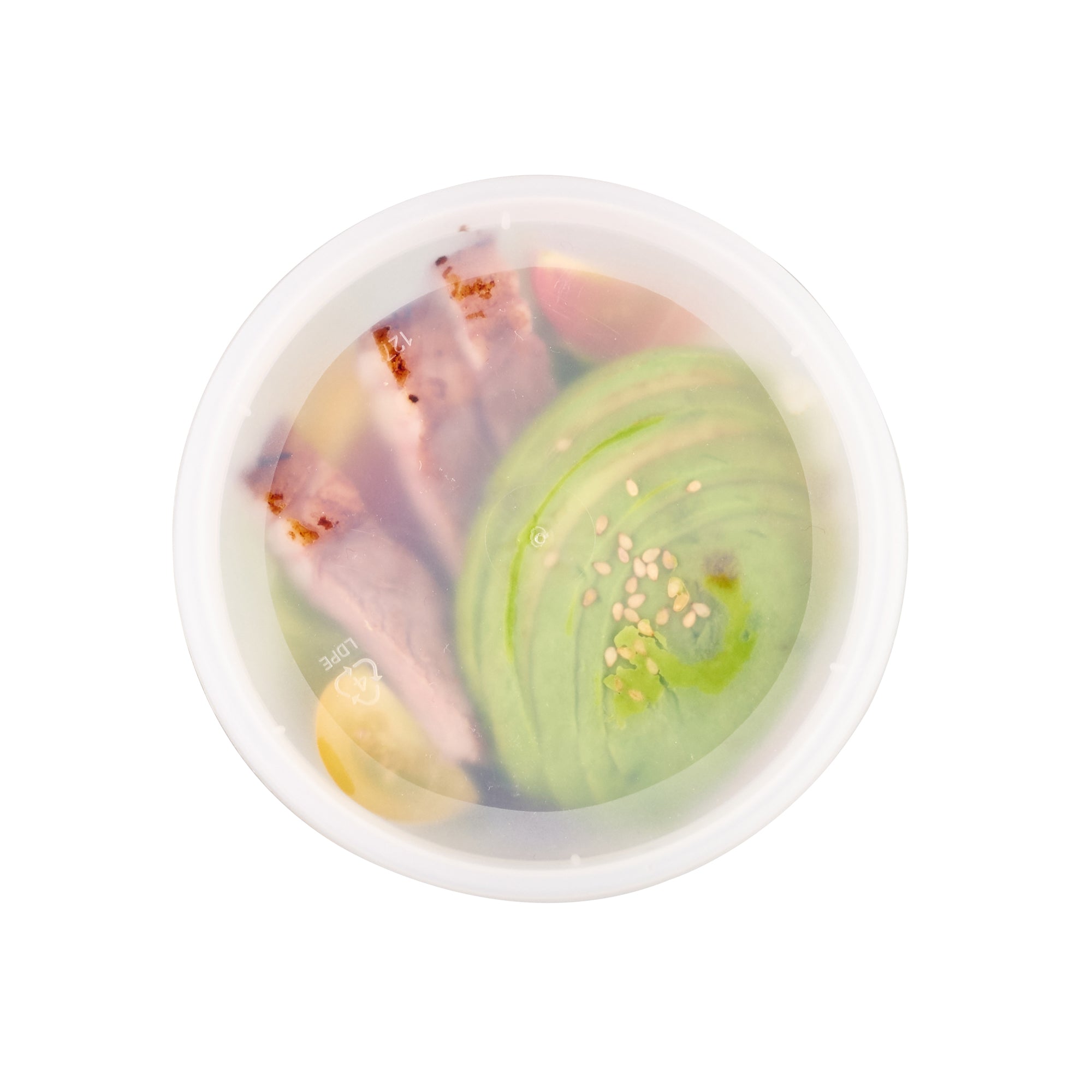 12 oz Clear Plastic Soup Containers with Lids (100-Pack) - Microwave Safe, Leak-Proof Round Food Storage Containers 4.5