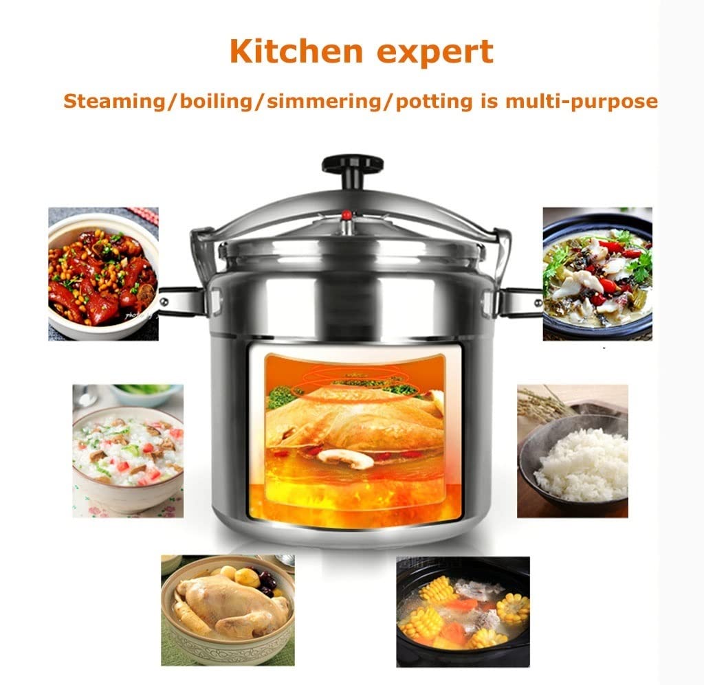 7L Mini Pressure Cooker for Small Family - Multi-Safety Protection, Explosion-Proof Valve, Fast Cooking - Perfect for Home Kitchen, Camping & Picnics - Works on Gas Stove & Open Flame