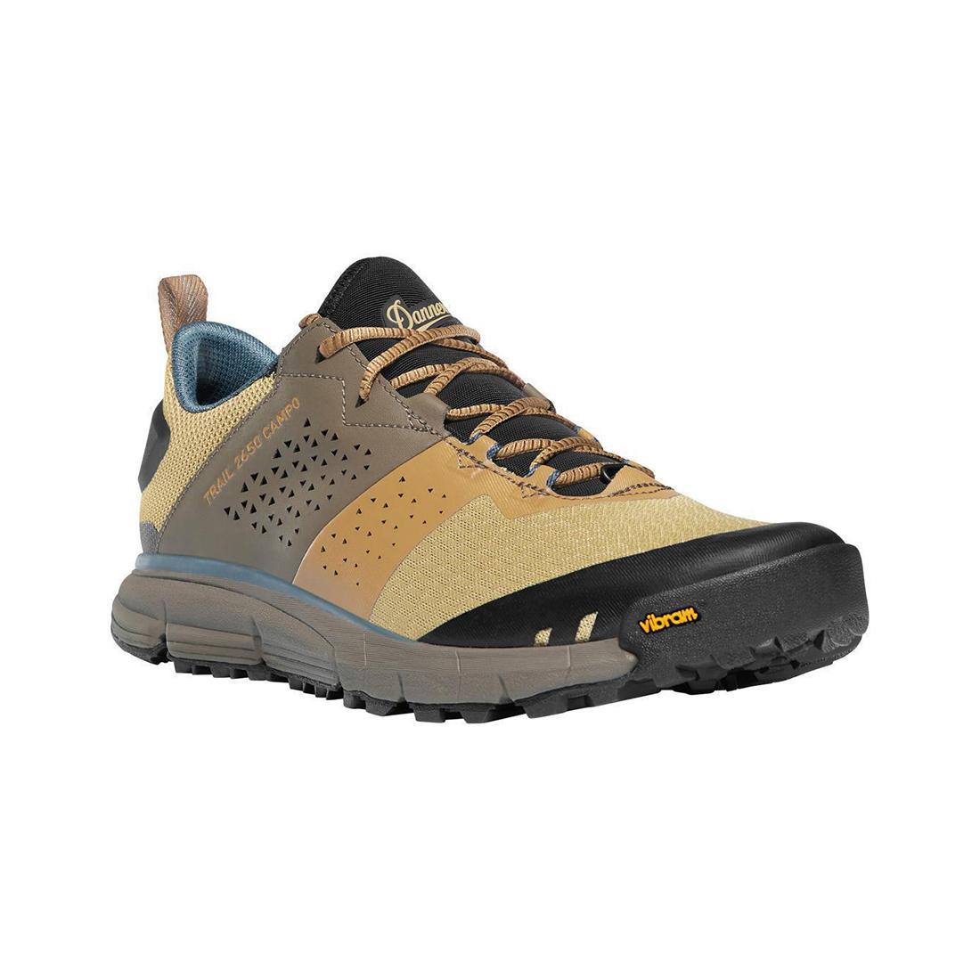 Trail 2650 Campo 3 Hiking Shoes for Men - Lightweight Brown Outdoor Walking Shoes with Breathable Mesh - Perfect for Hiking, Camping & Trail Running