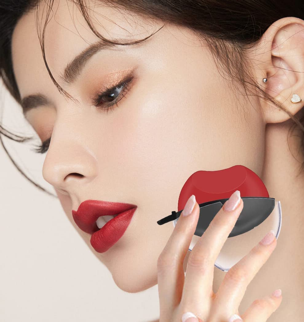 Korean Style Lip Shape Waterproof Matte Lipstick - Long Lasting Moisturizing Lip Tint, Non-Stick Cup Lip Gloss for All-Day Wear | Perfect for Parties, Dates, and Everyday Makeup