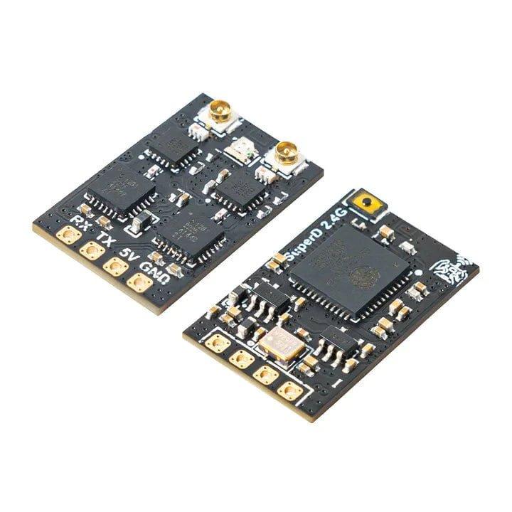 BetaFPV SuperD ELRS Diversity 2.4GHz Receiver for FPV Drones - Long Range RC Receiver with Stable Signal for Racing and Freestyle Flying