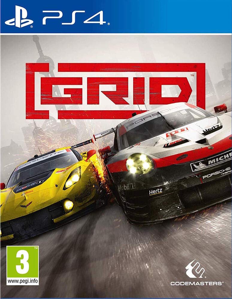 GRID Racing Game for PlayStation 4 - High-Speed Action & Realistic Driving Simulation | Perfect for Racing Enthusiasts & Competitive Gamers