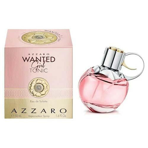 Azzaro Wanted Tonic Girl 50ml Eau de Toilette for Women - Fresh Floral Perfume for Daytime Wear & Special Occasions