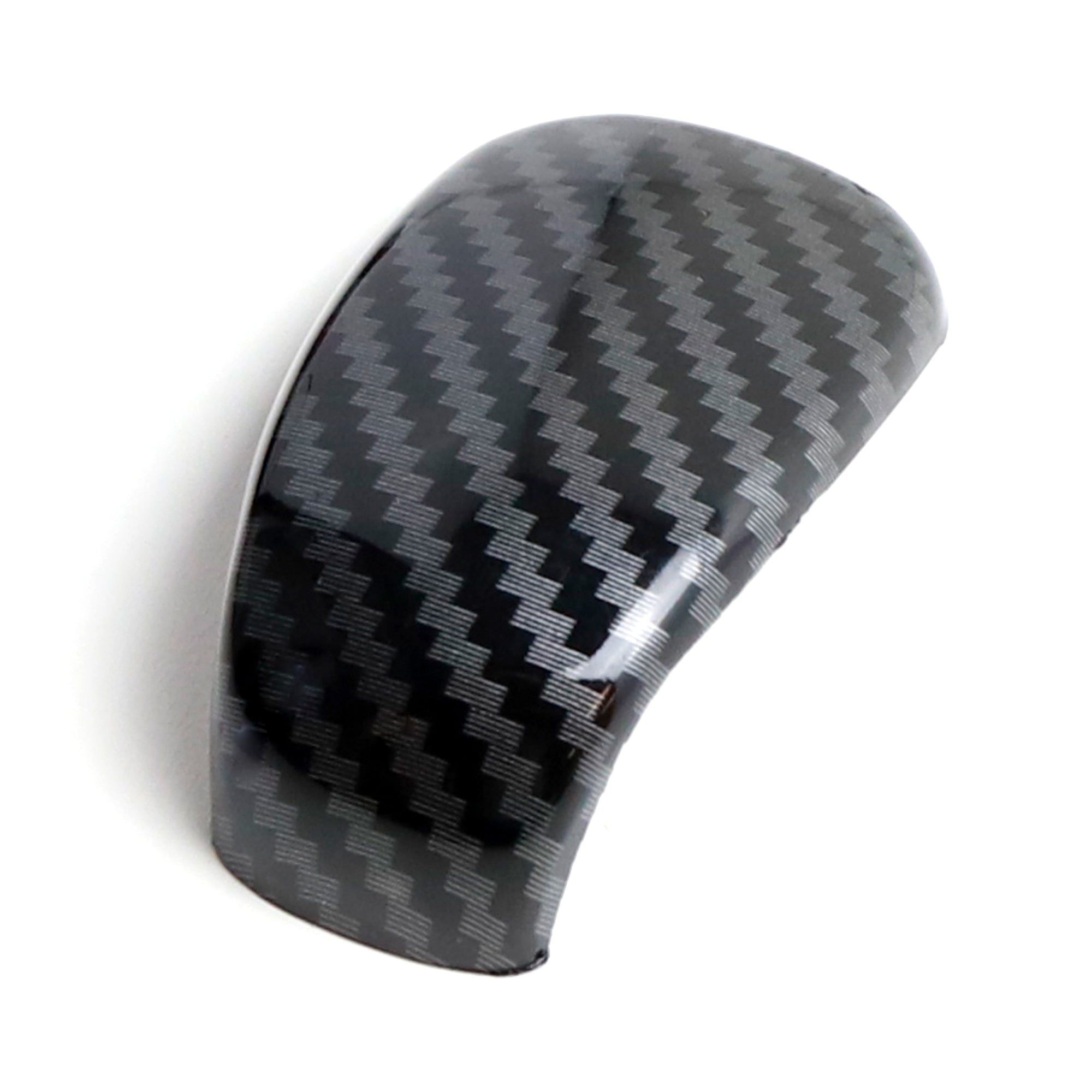 Gloss Black Carbon Fiber Shifter Cover for Honda Civic 2022-2023 & Accord 2018-2022 - Upgrade Interior Styling for Enhanced Driving Experience