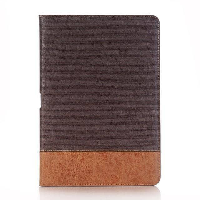Premium Leather Look Cross Pattern Case for iPad Air 3 (2019) with Auto Sleep/Wake Function - Perfect for Work, Travel & Daily Protection