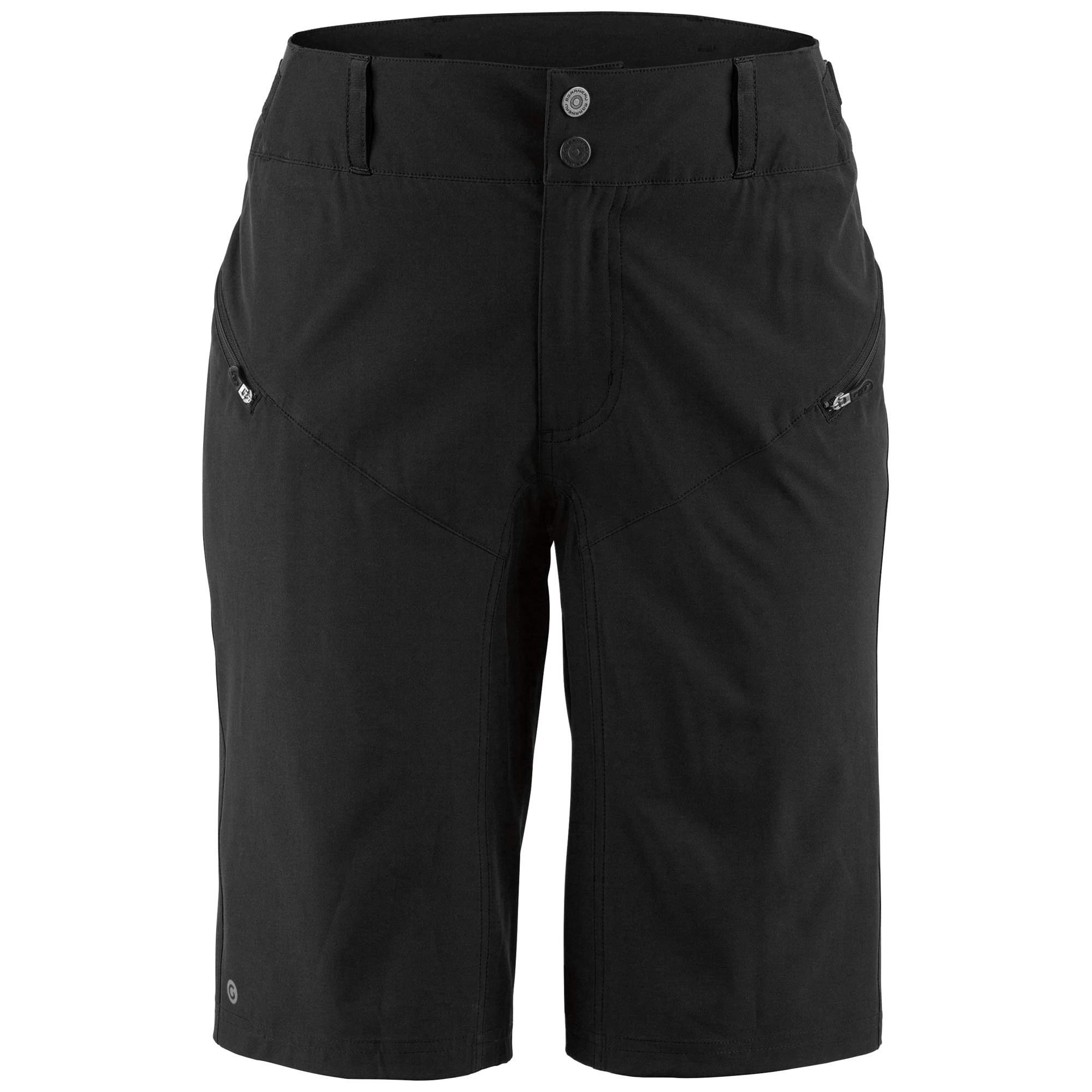 Louis Garneau Women's Latitude 2 Mountain Bike Shorts - Breathable Black Cycling Shorts for Trail Riding & Outdoor Adventures (Size Small)