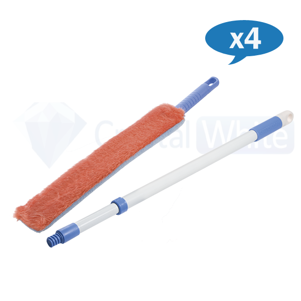 Oates Flexi Wand Duster - Extendable Microfiber Cleaning Tool for Dusting Ceilings, Fans & Hard-to-Reach Areas - Perfect for Home, Office & Car Cleaning