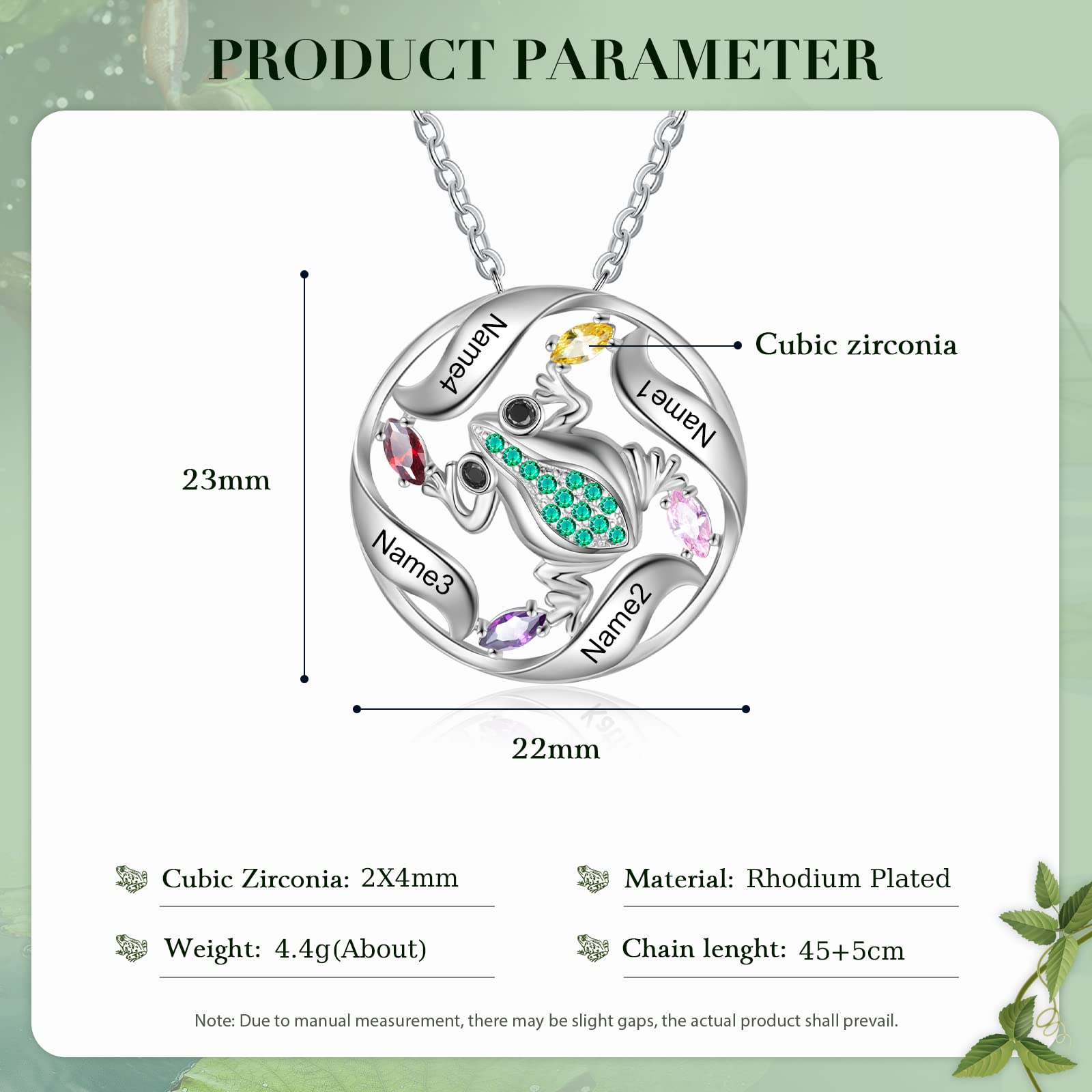 ALBERTBAND Personalized Birthstone Necklace for Women - Custom Name Mother's Day Gift for Wife, Grandma - Perfect for Anniversary, Birthday & Special Occasions
