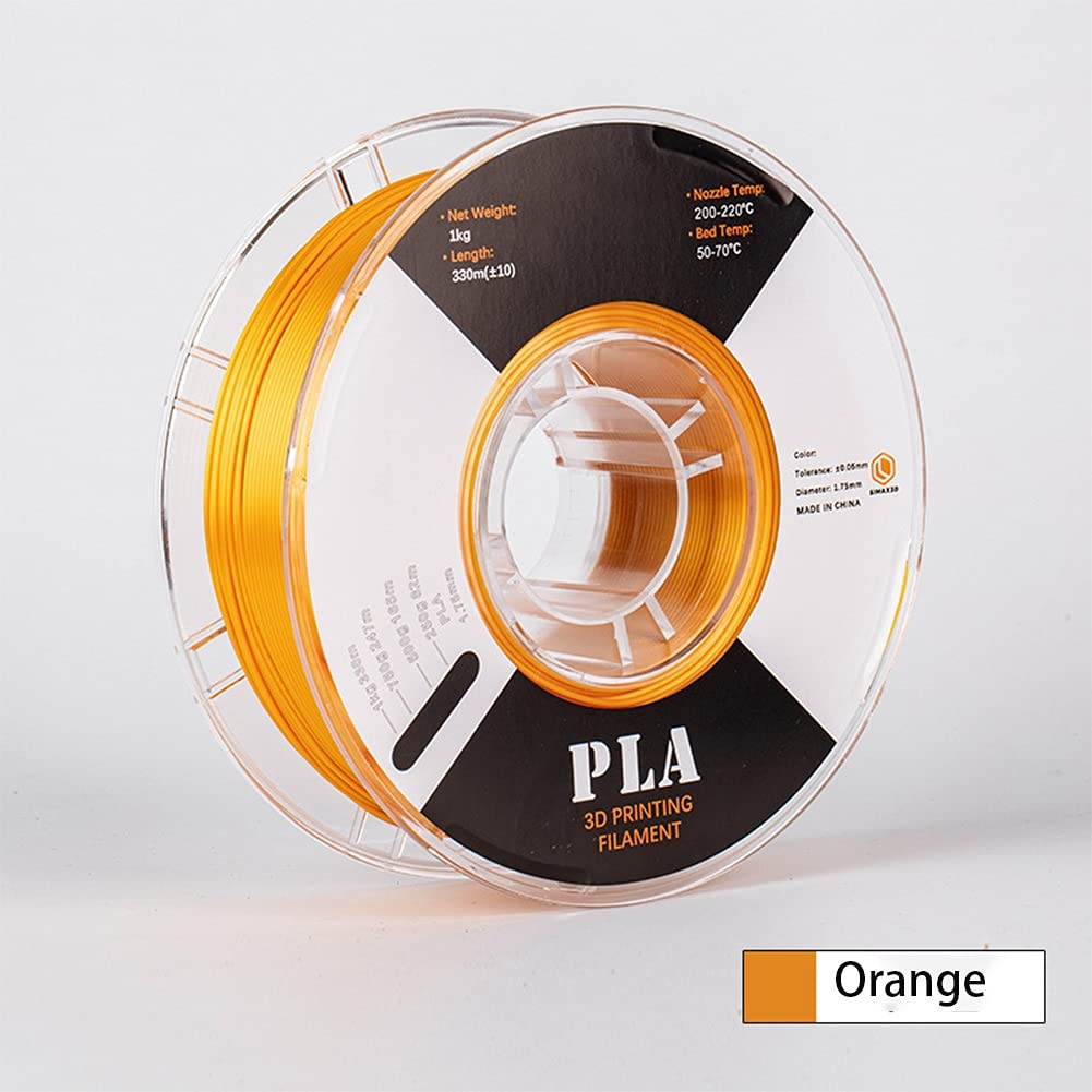 Premium 3D Printer Filament PLA 1.75mm - Silk Silver Metallic PLA Filament 1KG/2.2LBS Spool for Smooth Printing - Ideal for Cosplay Props, Model Making & DIY Crafts