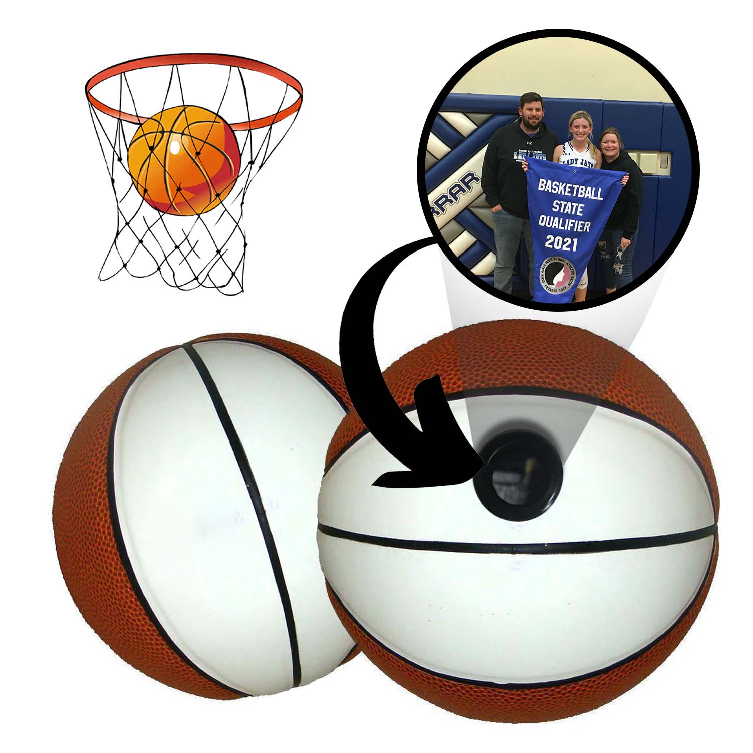 Authentic Basketball Collectible Memorabilia for Fans & Players - Perfect for Home Decor, Sports Gifts, and Man Cave Display
