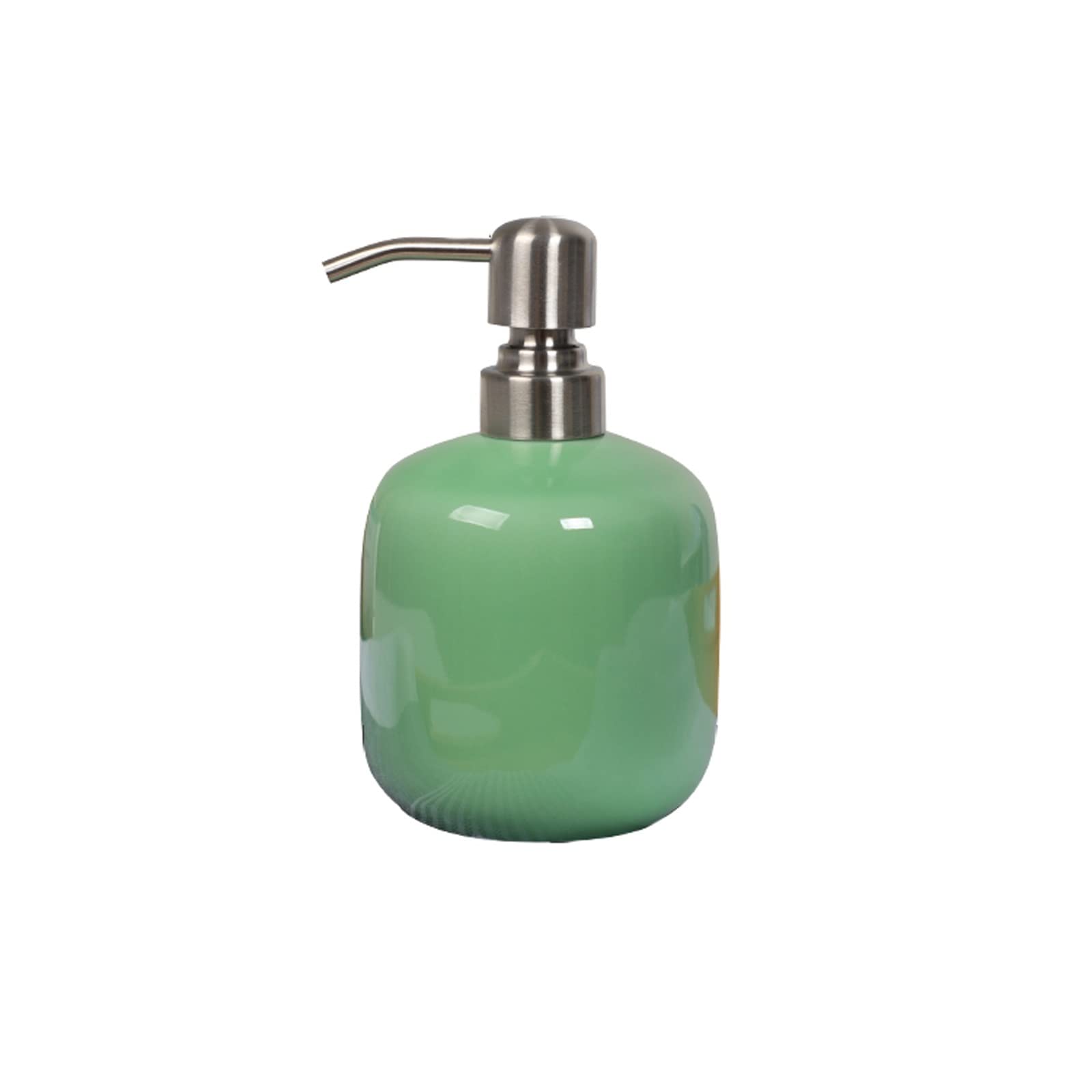 Refillable Ceramic Soap Dispenser for Bathroom & Kitchen - Hand Sanitizer, Lotion & Essential Oil Container - Elegant Liquid Soap Dispenser for Home, Office & Spa Use